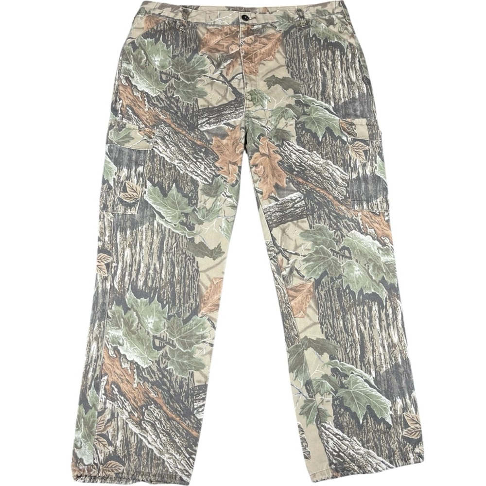 Vintage Liberty Realtree Camo Camouflage Cargo Pants Sz XL Adjustable Waist